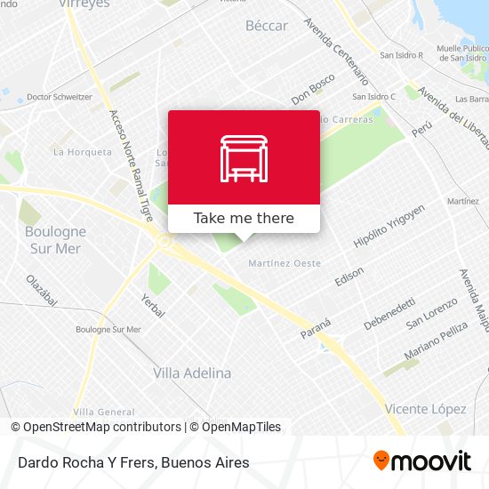 Dardo Rocha Y Frers map