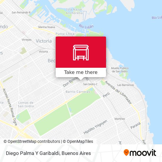 Diego Palma Y Garibaldi map