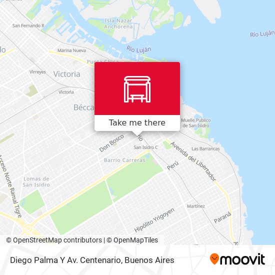 Diego Palma Y Av. Centenario map