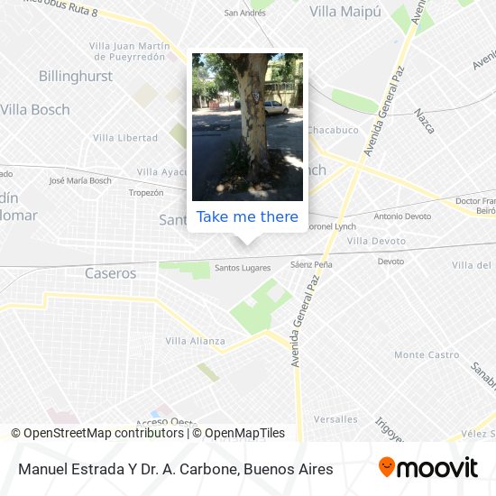 Manuel Estrada Y Dr. A. Carbone map