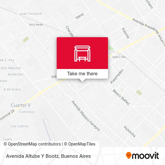 Avenida Altube Y Bootz map