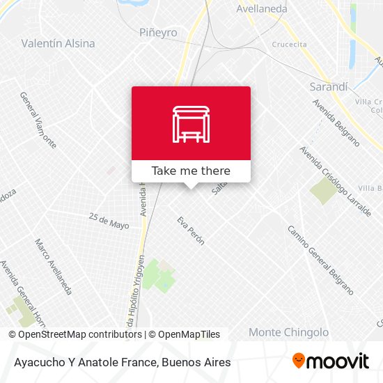 Ayacucho Y Anatole France map