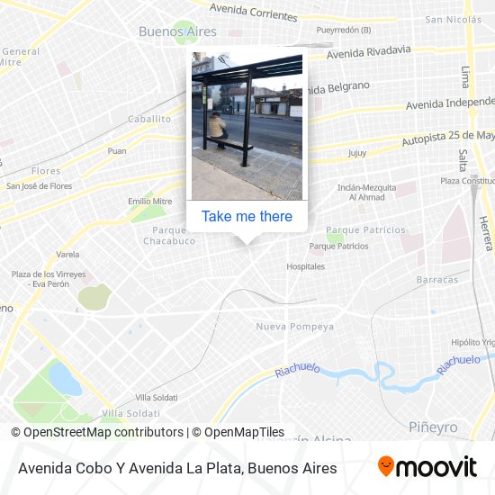 Avenida Cobo Y Avenida La Plata map