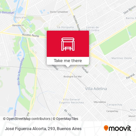 José Figueroa Alcorta, 293 map