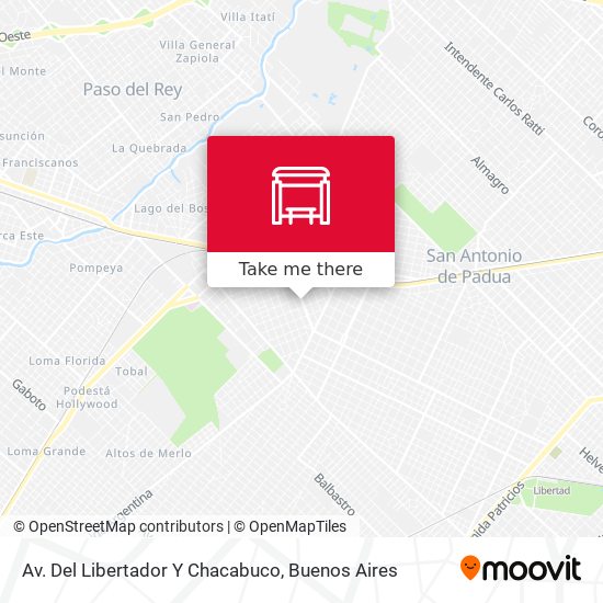 Mapa de Av. Del Libertador Y Chacabuco