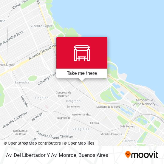 Mapa de Av. Del Libertador Y Av. Monroe