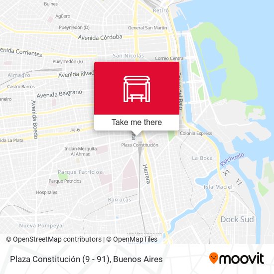Plaza Constitución (9  - 91) map