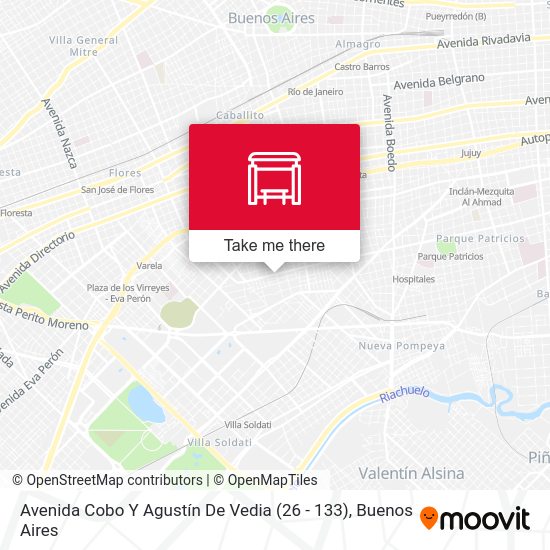 Avenida Cobo Y Agustín De Vedia (26 - 133) map