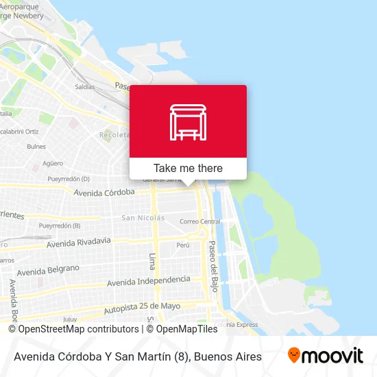 Avenida Córdoba Y San Martín (8) map