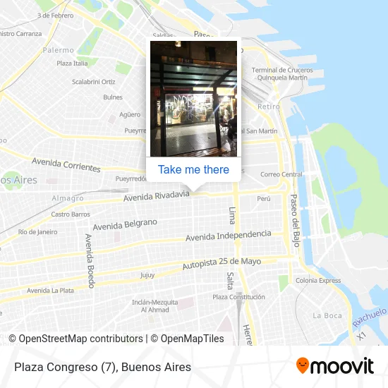 Plaza Congreso (7) map