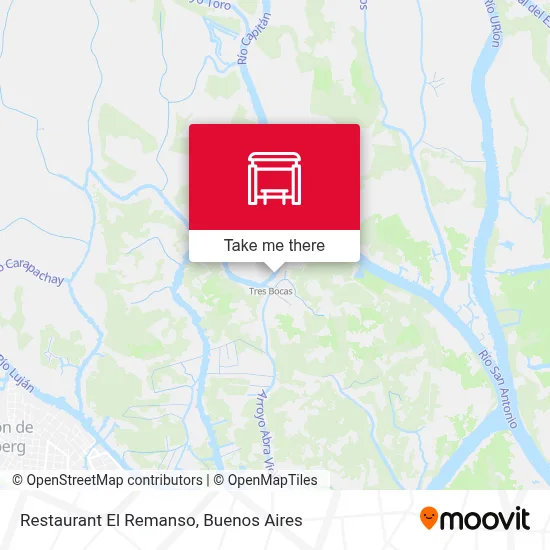 Restaurant El Remanso map