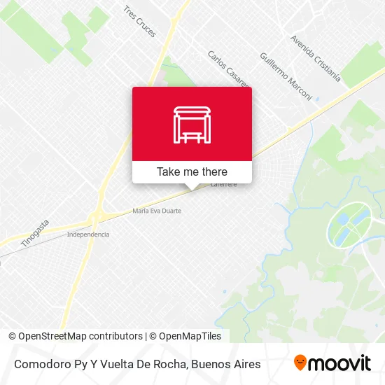Comodoro Py Y Vuelta De Rocha map