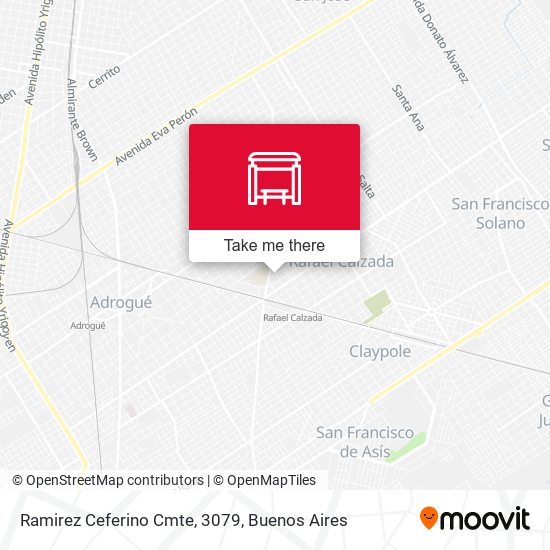 Ramirez Ceferino Cmte, 3079 map