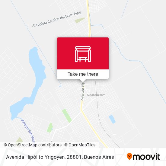 Avenida Hipólito Yrigoyen, 28801 map
