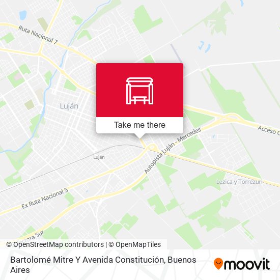 Bartolomé Mitre Y Avenida Constitución map