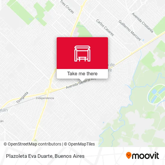 Plazoleta Eva Duarte map