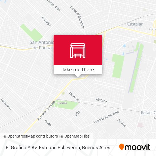 Mapa de El Gráfico Y Av. Esteban Echeverria