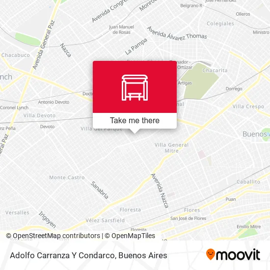 Adolfo Carranza Y Condarco map