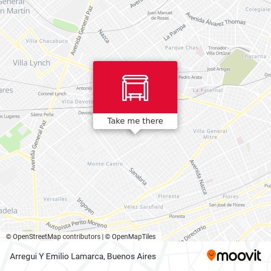 Arregui Y Emilio Lamarca map