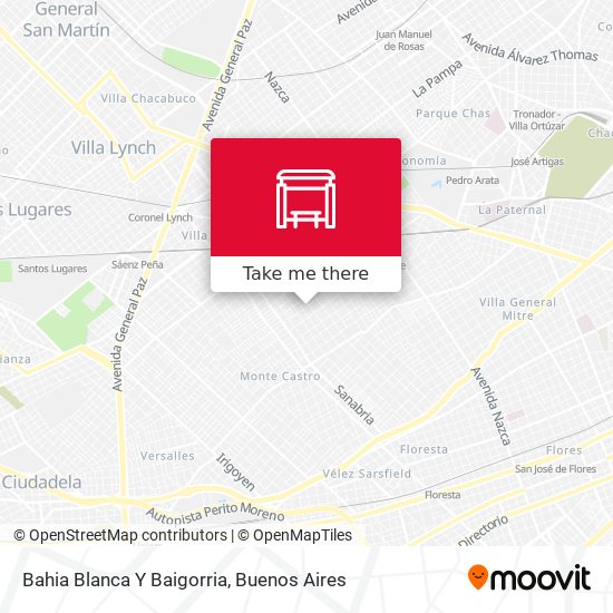 Mapa de Bahia Blanca Y Baigorria
