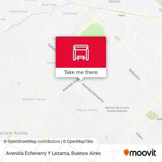 Avenida Echeverry Y Lezama map