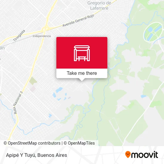 Apipé Y Tuyú map