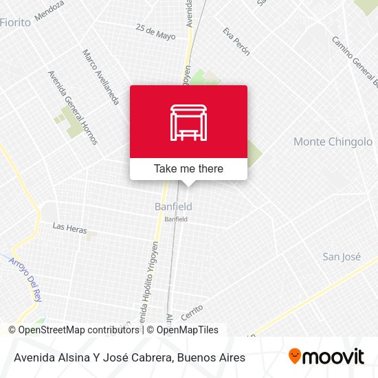 Mapa de Avenida Alsina Y José Cabrera