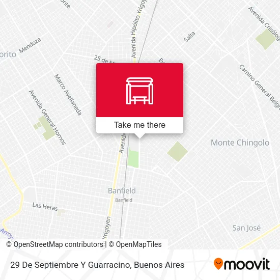 29 De Septiembre Y Guarracino map