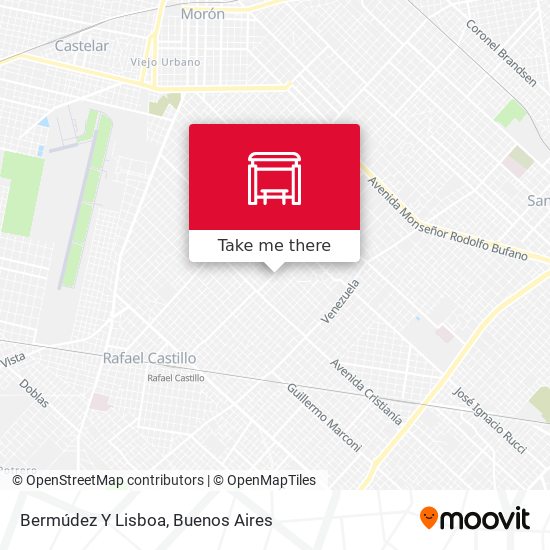 Bermúdez Y Lisboa map