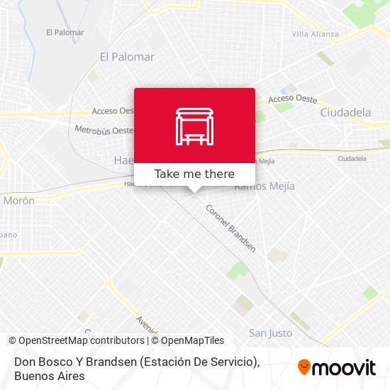 Don Bosco Y Brandsen (Estación De Servicio) map