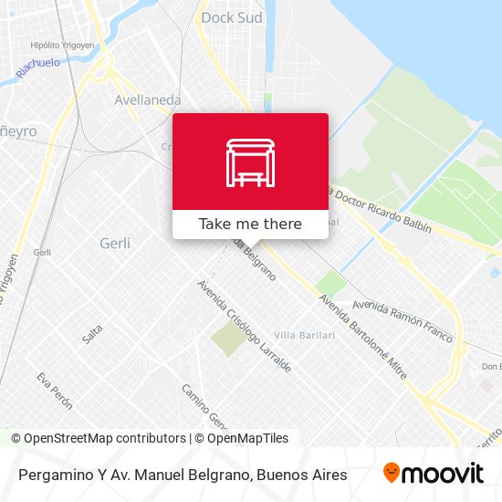 Pergamino Y Av. Manuel Belgrano map
