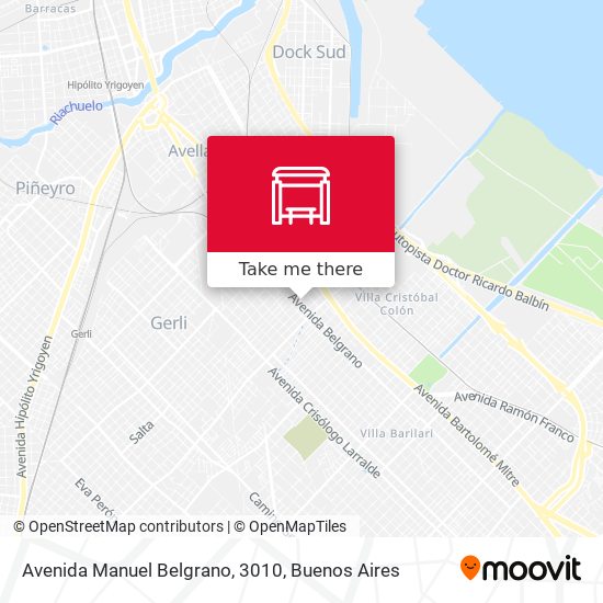 Avenida Manuel Belgrano, 3010 map