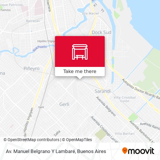 Av. Manuel Belgrano Y Lambaré map