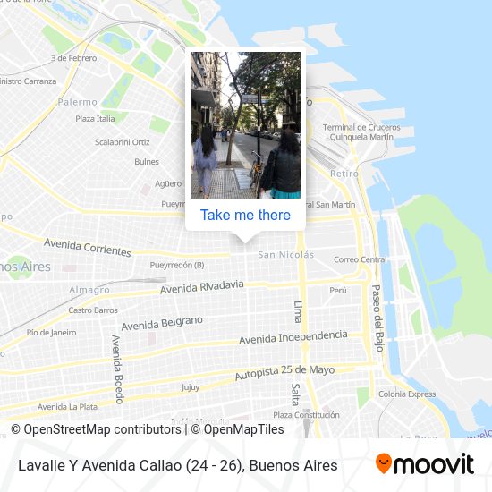 Lavalle Y Avenida Callao (24 - 26) map