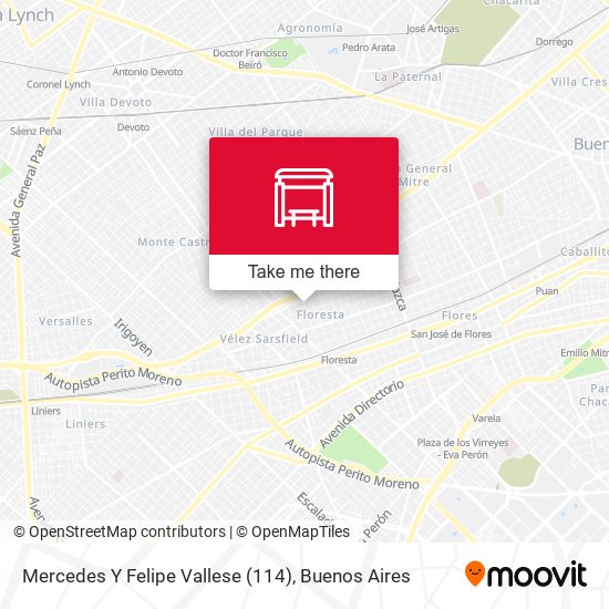 Mercedes Y Felipe Vallese (114) map