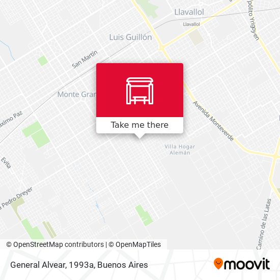 General Alvear, 1993a map