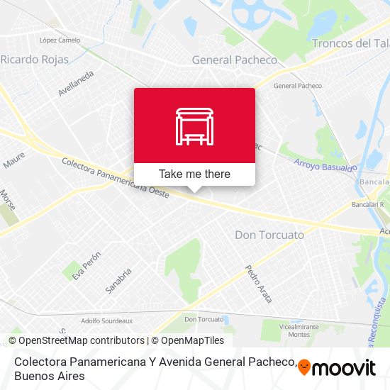 Colectora Panamericana Y Avenida General Pacheco map