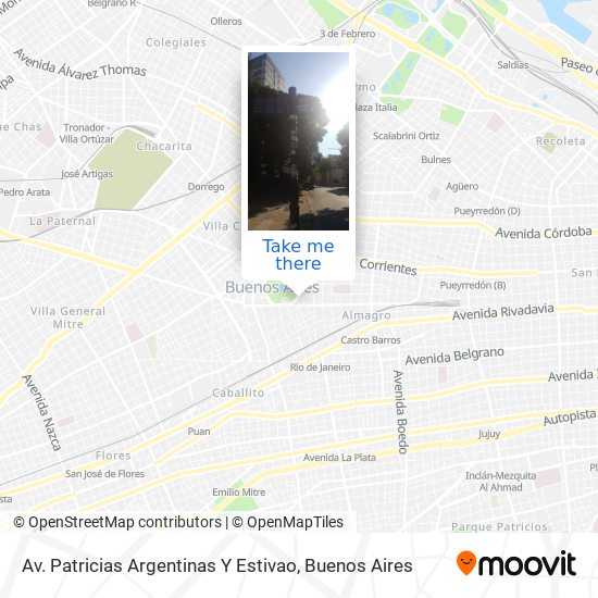 Mapa de Av. Patricias Argentinas Y Estivao