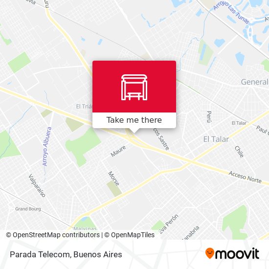Parada Telecom map