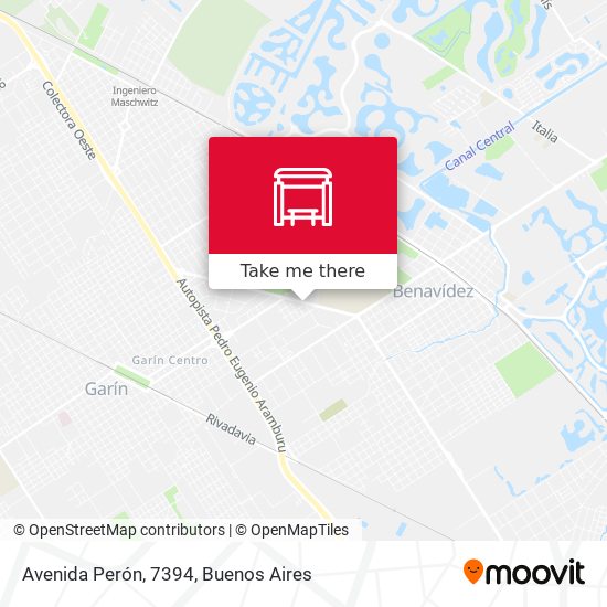 Mapa de Avenida Perón, 7394