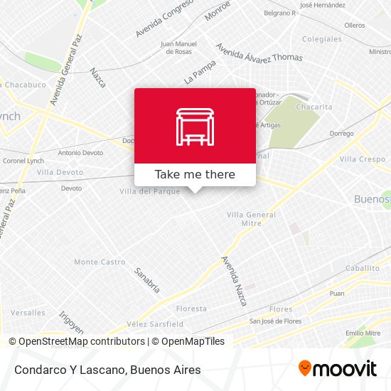 Condarco Y Lascano map