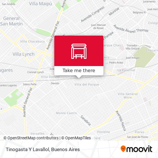 Mapa de Tinogasta Y Lavallol