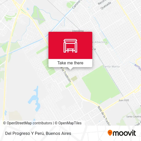 Del Progreso Y Perú map