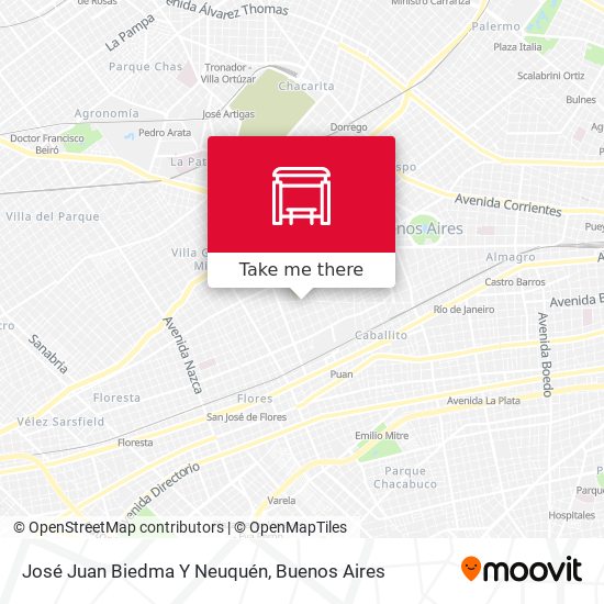 Mapa de José Juan Biedma Y Neuquén