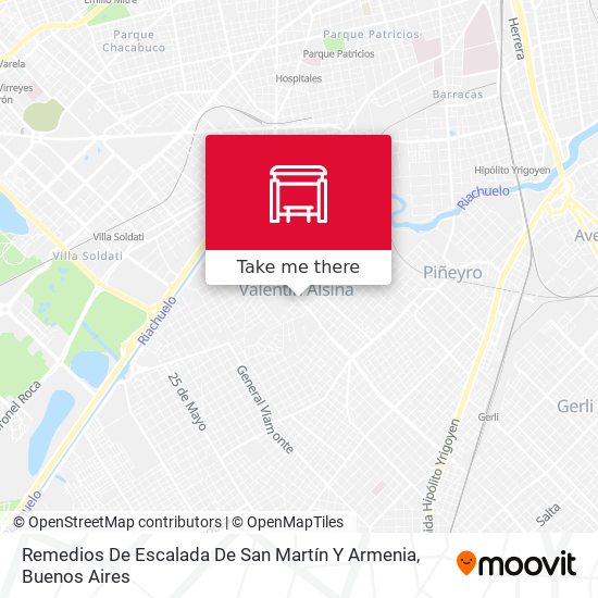 Mapa de Remedios De Escalada De San Martín Y Armenia