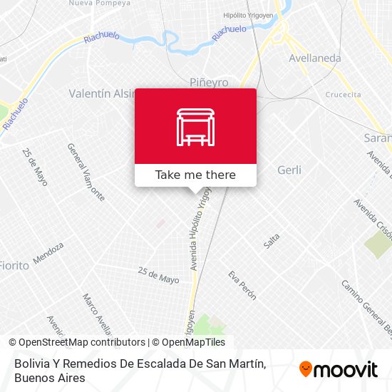 Mapa de Bolivia Y Remedios De Escalada De San Martín