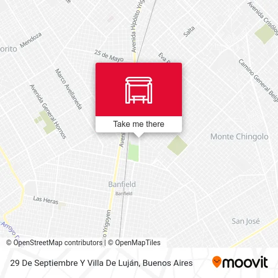 29 De Septiembre Y Villa De Luján map