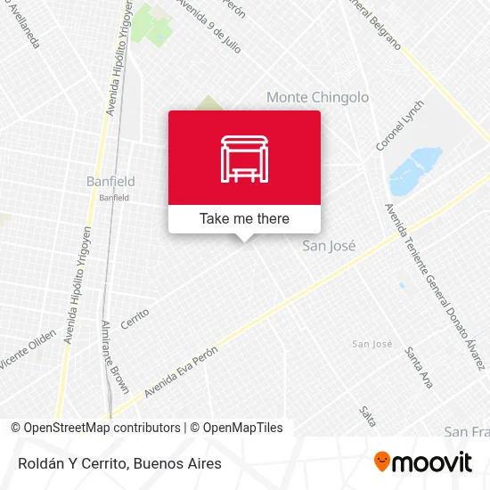 Roldán Y Cerrito map