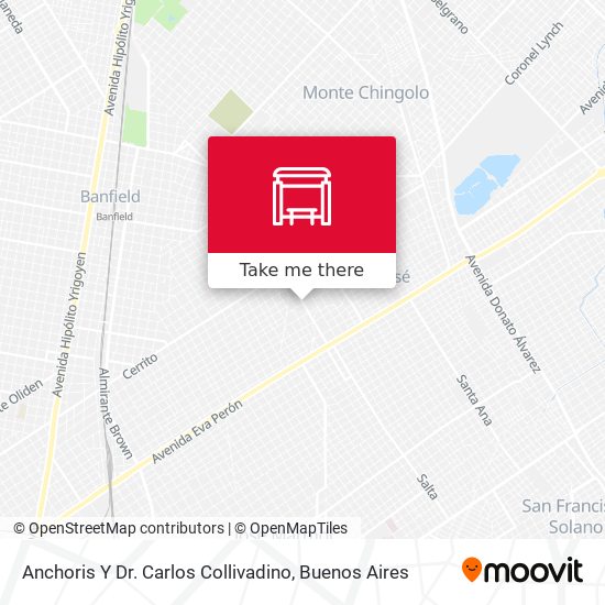 Anchoris Y Dr. Carlos Collivadino map