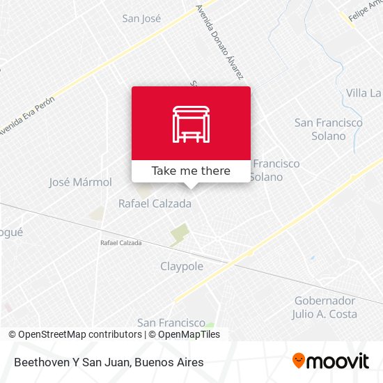 Mapa de Beethoven Y San Juan